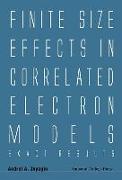 Finite Size Effects in Correlated Electron Models: Exact Results