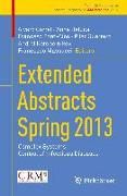 Extended Abstracts Spring 2013