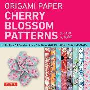 Origami Paper- Cherry Blossom Patterns Large 8 1/4" 48 sh