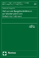 Einfluss von Budgetrestriktionen auf Wochenpläne von Verkehrsteilnehmern