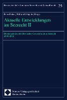 Aktuelle Entwicklungen im Seerecht II