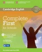 Complete First for Schools for Spanish Speakers Student's Pack Without Answers (Student's Book with CD-ROM, Workbook with Audio CD)