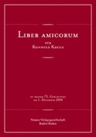 Liber Amicorum für Reinhold Kreile