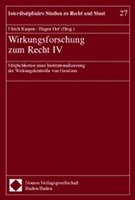 Wirkungsforschung zum Recht IV