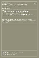 Konzernausgangsschutz im GmbH-Vertragskonzern