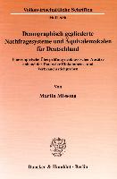 Demographisch gegliederte Nachfragesysteme und Äquivalenzskalen für Deutschland