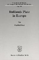 Rußlands Platz in Europa