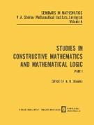 Studies in Constructive Mathematics and Mathematical Logic