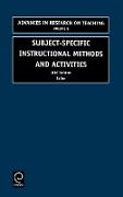 Subject-specific instructional methods and activities