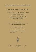 Symposium on Paramyloidoses / Symposium Concernant les Paramyloïdoses / Symposium über die Paramyloidosen