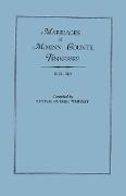 Marriages of McMinn County, Tennessee, 1821-1864