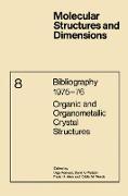 Bibliography 1975¿76 Organic and Organometallic Crystal Structures