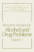 Research Advances in Alcohol and Drug Problems