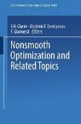 Nonsmooth Optimization and Related Topics