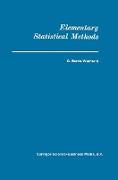 Elementary Statistical Methods