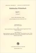 Hethitisches Wörterbuch Bd. 4 I: Lieferung 22