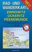 Zinnowitz, Ückeritz, Peenemünde 1 : 30 000 Rad- und Wanderkarte