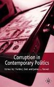 Corruption in Contemporary Politics