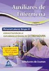 Auxiliares de enfermería. Personal laboral (Grupo IV) de la administración de la comunidad autónoma de Extremadura. Simulacros de examen