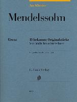 Am Klavier - Mendelssohn