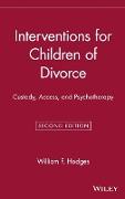 Interventions for Children of Divorce