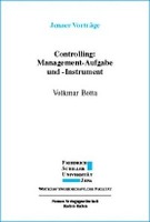 Controlling: Management-Aufgabe und -Instrument