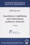 Quantitatives Credit-Rating unter Einbeziehung qualitativer Merkmale