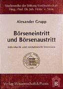 Börseneintritt und Börsenaustritt