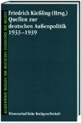 Quellen zur deutschen Aussenpolitik 1933-1939