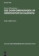 Die Dorfordnungen im Herzogtum Schleswig