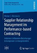 Supplier Relationship Management im Performance-based Contracting