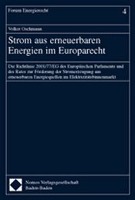 Strom aus erneuerbaren Energien im Europarecht