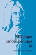 Göttinger Händel-Beiträge, Band 9