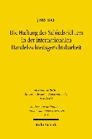 Die Haftung des Schiedsrichters in der internationalen Handelsschiedsgerichtsbarkeit