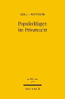 Popularklagen im Privatrecht