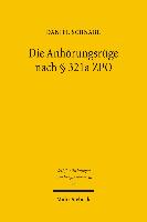 Die Anhörungsrüge nach § 321a ZPO