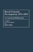 Rural Economic Development, 1975-1993