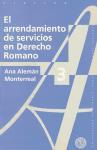 El arrendamiento de servicios en Derecho Romano