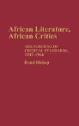 African Literature, African Critics