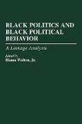 Black Politics and Black Political Behavior