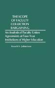 The Scope of Faculty Collective Bargaining