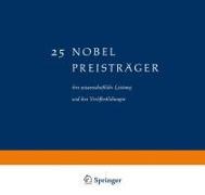 25 Nobel Preisträger