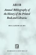 ABHB Annual Bibliography of the History of the Printed Book and Libraries