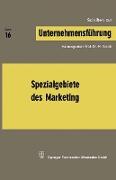 Spezialgebiete des Marketing