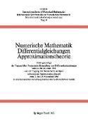 Numerische Mathematik Differentialgleichungen Approximationstheorie