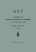AEF Verhandlungen des Ausschusses für Einheiten und Formelgrößen in den Jahren 1907 bis 1914
