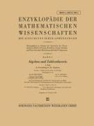 Enzyklopädie der Mathematischen Wissenschaften mit Einschluss Ihrer Anwendungen