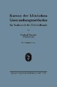 Kursus der klinischen Untersuchungsmethoden für Studierende der Zahnheilkunde