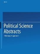 Political Science Abstracts