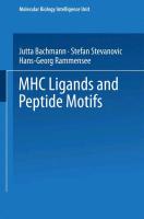 MHC Ligands and Peptide Motifs